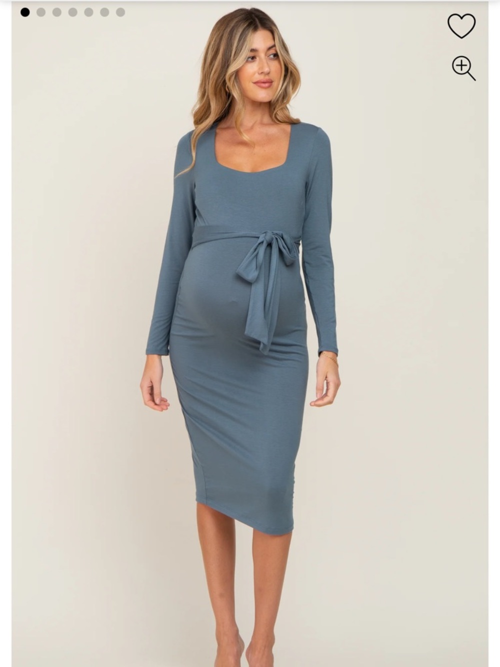 Pink Blush maternity dress